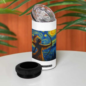 Native American Indian Women 4 in 1 Can Cooler Tumbler Starry Night Indigenous Pride TS14 Print Your Wear