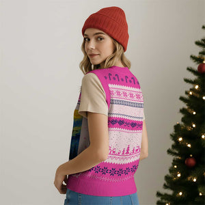 Native American Indian Women V-Neck Knit Sweater Vest Starry Night Indigenous Pride TS14 Print Your Wear