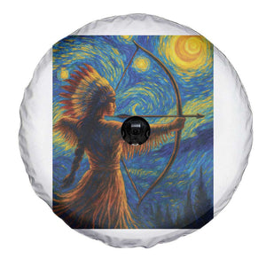 Native American Indian Women Spare Tire Cover Starry Night Indigenous Pride TS14 Print Your Wear