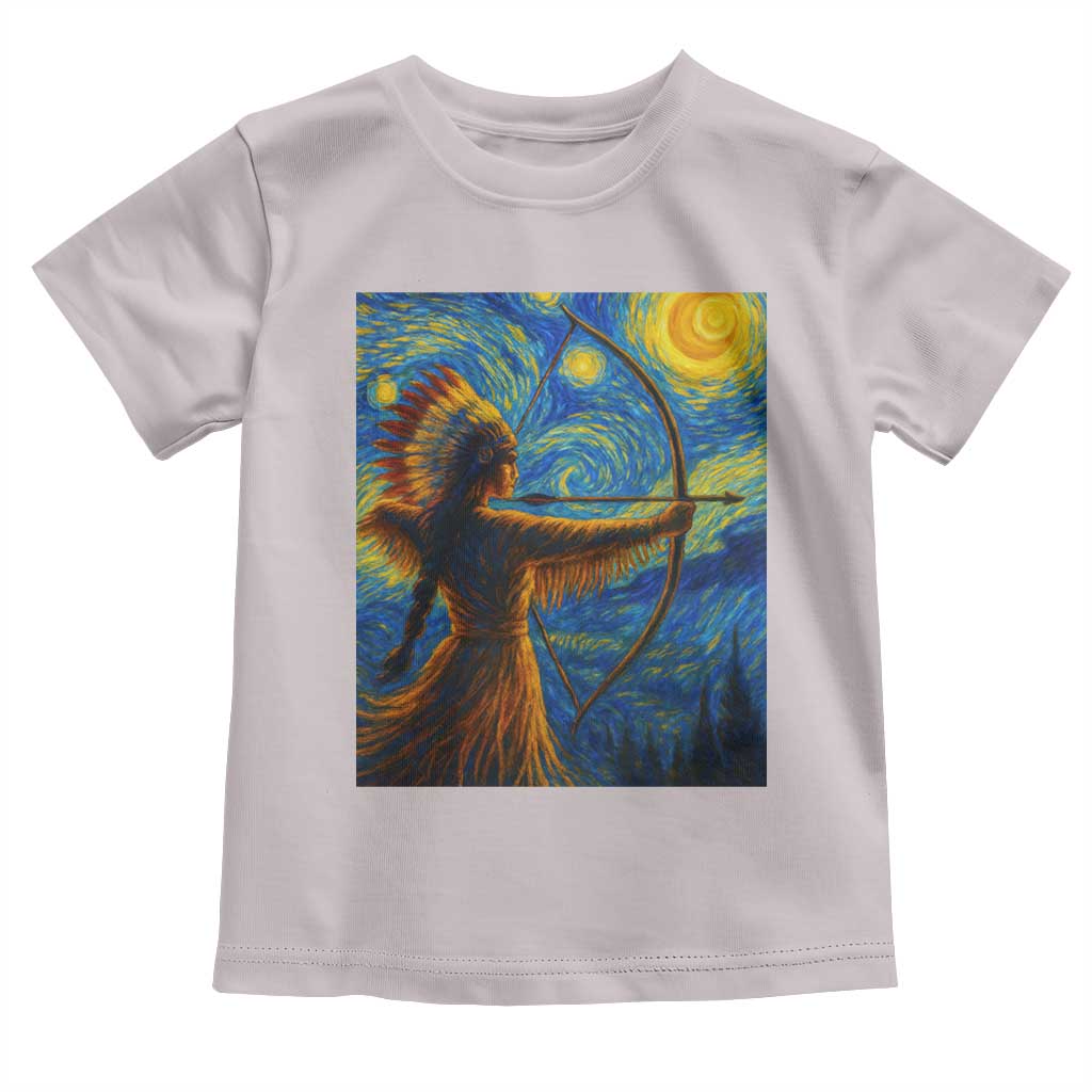 Native American Indian Women Toddler T Shirt Starry Night Indigenous Pride TS14 Ice Gray Print Your Wear
