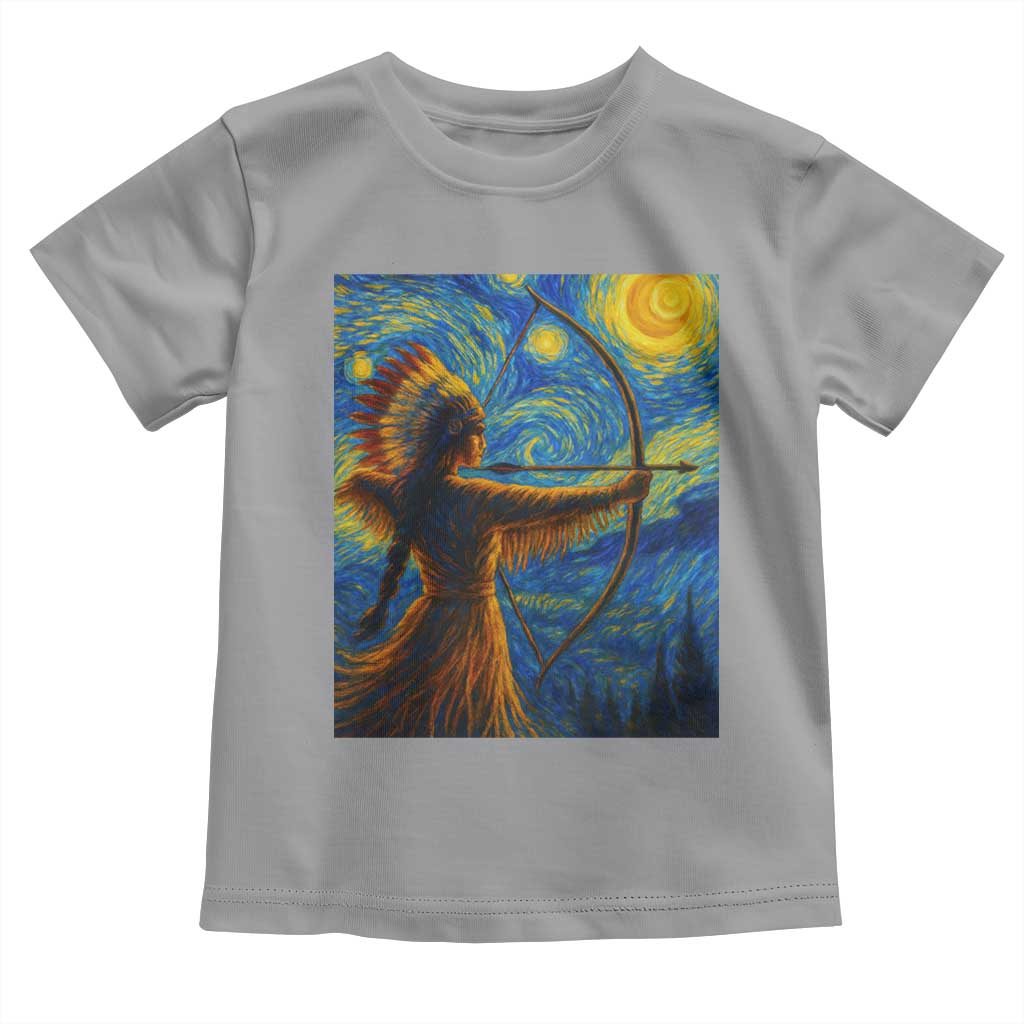 Native American Indian Women Toddler T Shirt Starry Night Indigenous Pride TS14 Sport Gray Print Your Wear