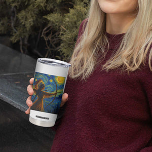 Native American Indian Women Tumbler Cup Starry Night Indigenous Pride TS14 Print Your Wear