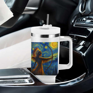Native American Indian Women Tumbler With Handle Starry Night Indigenous Pride TS14 Print Your Wear