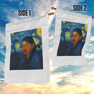 Native American MMIW Garden Flag Starry Night Indigenous People Day TS14 Print Your Wear