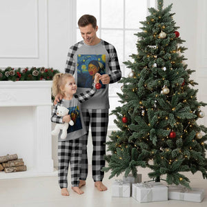 Native American MMIW Plaid Pajama Set Starry Night Indigenous People Day TS14 White Plaid Print Your Wear