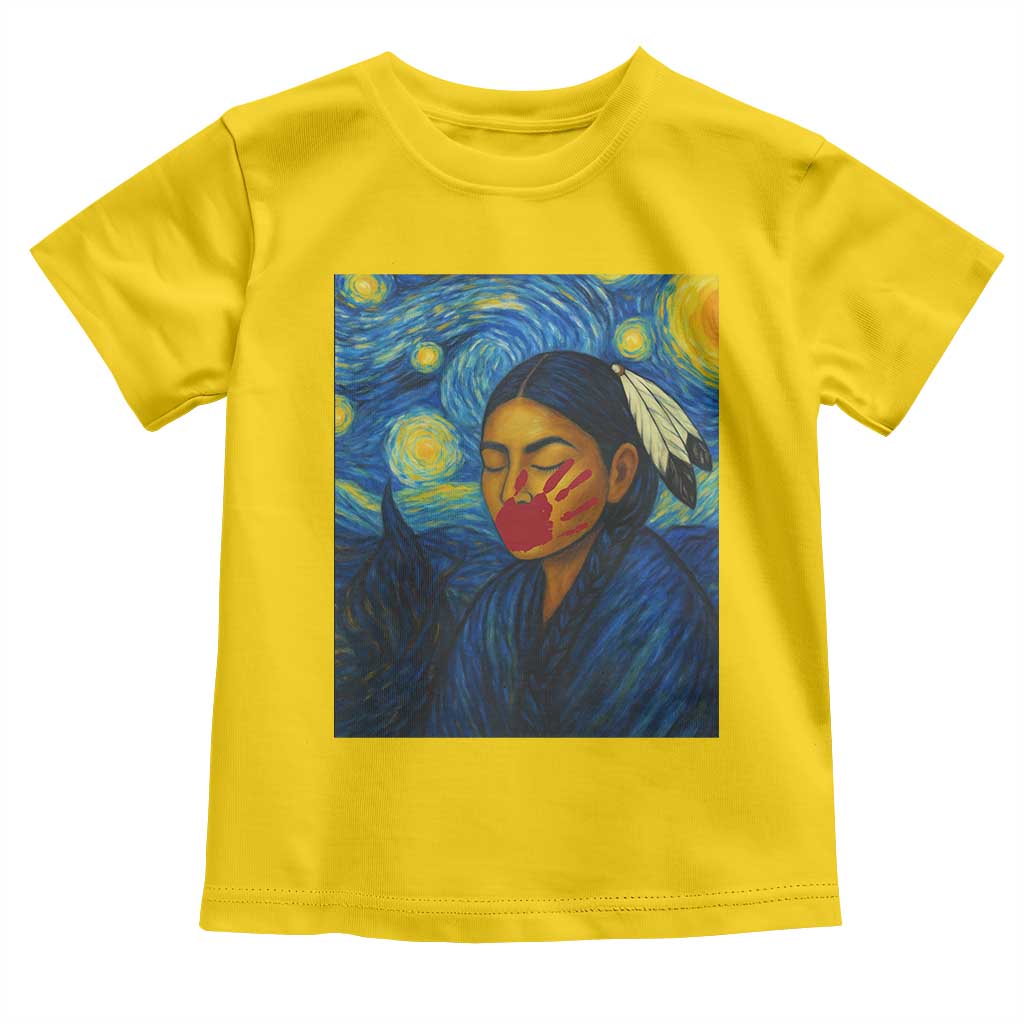 Native American MMIW Toddler T Shirt Starry Night Indigenous People Day TS14 Daisy Print Your Wear