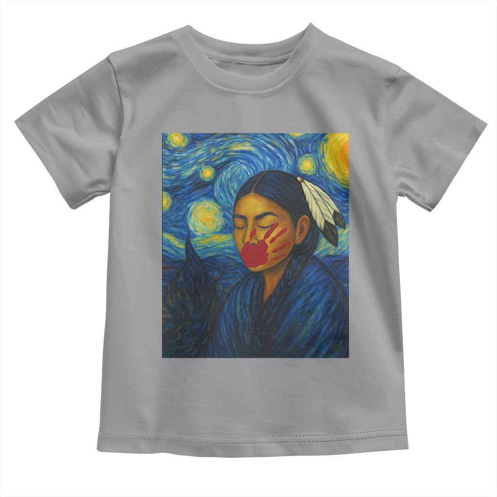 Native American MMIW Toddler T Shirt Starry Night Indigenous People Day TS14 Sport Gray Print Your Wear