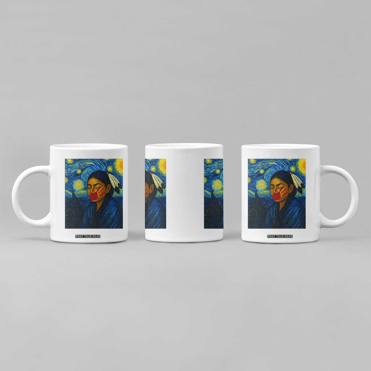 Native American MMIW Coffee Mug Starry Night Indigenous People Day TS14 Print Your Wear