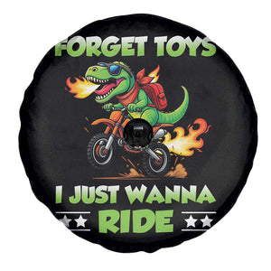 Motocross Dirt Bike Boys Spare Tire Cover Forget Toys I Just Wanna Ride TS14 Print Your Wear