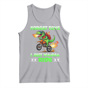 Motocross Dirt Bike Boys Tank Top Forget Toys I Just Wanna Ride TS14 Athletic Heather Print Your Wear