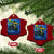 Funny Jesus Christian Motorcycle Ceramic Ornament Starry Night Van Gogh Biker TS14 Print Your Wear