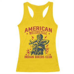 Funny Skeleton Motorcycle Racerback Tank Top American Motorcycle Indian Bikers Club TS14 Daisy Print Your Wear