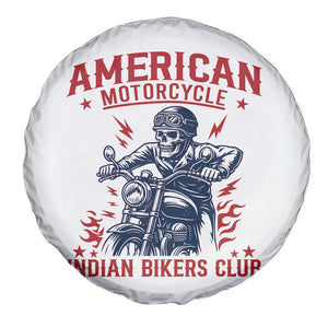 Funny Skeleton Motorcycle Spare Tire Cover American Motorcycle Indian Bikers Club TS14 Print Your Wear