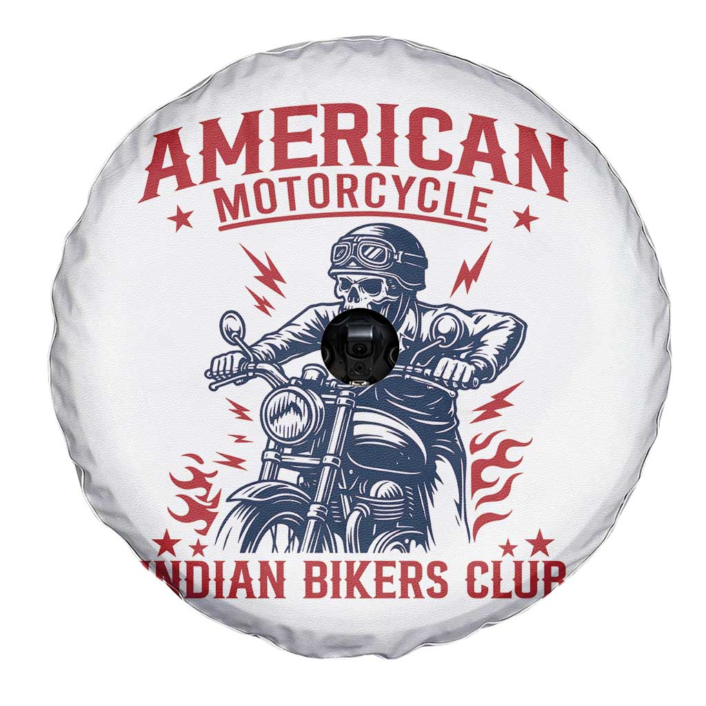 Funny Skeleton Motorcycle Spare Tire Cover American Motorcycle Indian Bikers Club TS14 Print Your Wear