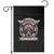 Native American Indian Chief Skull Motorcycle Headdress Garden Flag TS14 Black Print Your Wear