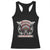 Native American Indian Chief Skull Motorcycle Headdress Racerback Tank Top TS14 Black Print Your Wear
