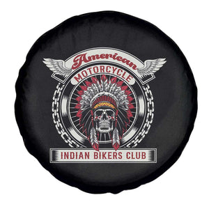 Native American Indian Chief Skull Motorcycle Headdress Spare Tire Cover TS14 Print Your Wear