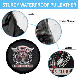 Native American Indian Chief Skull Motorcycle Headdress Spare Tire Cover TS14 Print Your Wear