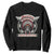 Native American Indian Chief Skull Motorcycle Headdress Sweatshirt TS14 Black Print Your Wear