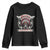 Native American Indian Chief Skull Motorcycle Headdress Youth Sweatshirt TS14 Black Print Your Wear