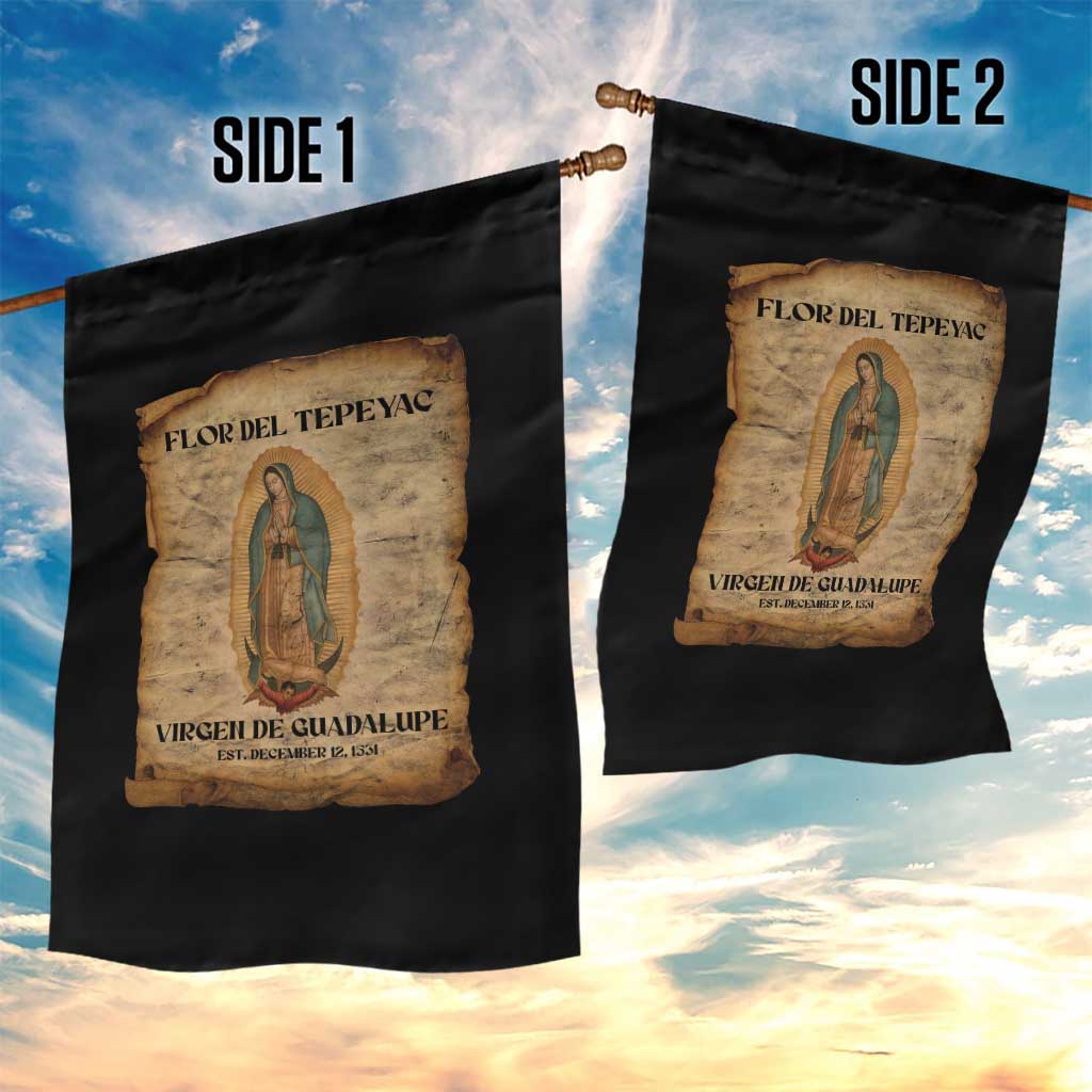 Virgin Mary Garden Flag Our Lady Virgen De Guadalupe TS14 Print Your Wear