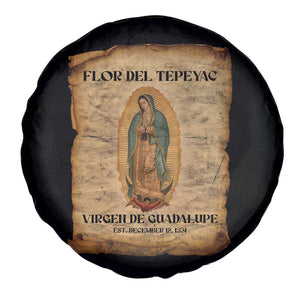 Virgin Mary Spare Tire Cover Our Lady Virgen De Guadalupe TS14 Print Your Wear