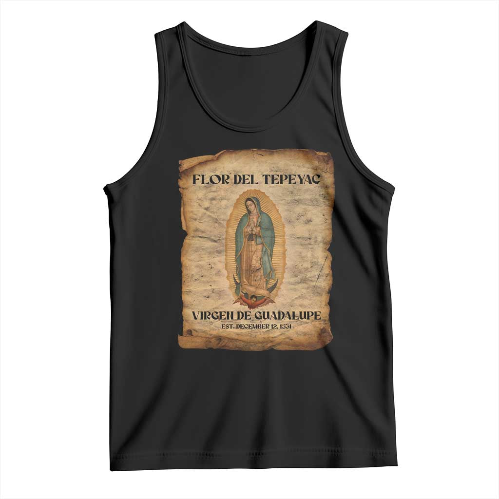Virgin Mary Tank Top Our Lady Virgen De Guadalupe TS14 Black Print Your Wear