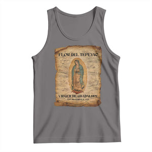 Virgin Mary Tank Top Our Lady Virgen De Guadalupe TS14 Deep Heather Print Your Wear