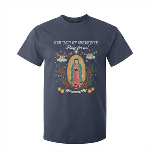 Virgin Mary T Shirt For Kid Our Lady Of Guadalupe Pray For Us TS14 Navy Print Your Wear