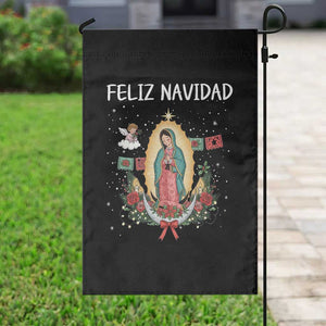 Our Lady of Guadalupe Christmas Garden Flag Feliz Navidad TS14 Print Your Wear