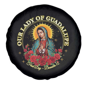 Virgen De Guadalupe Catholic Spare Tire Cover Our Lady Of Guadalupe TS14 Print Your Wear