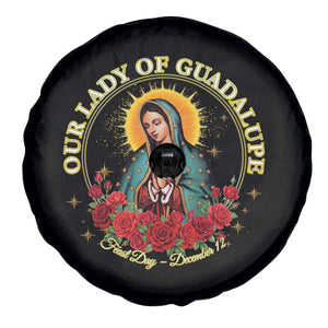 Virgen De Guadalupe Catholic Spare Tire Cover Our Lady Of Guadalupe TS14 Print Your Wear