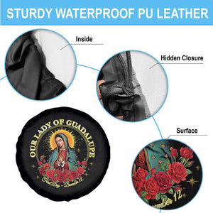 Virgen De Guadalupe Catholic Spare Tire Cover Our Lady Of Guadalupe TS14 Print Your Wear