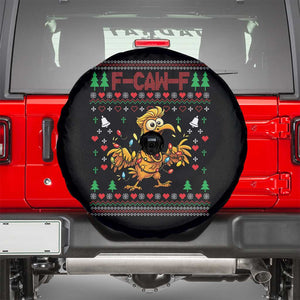 Funny Trump Chicken F Caw F Christmas Spare Tire Cover TS14 Black Print Your Wear