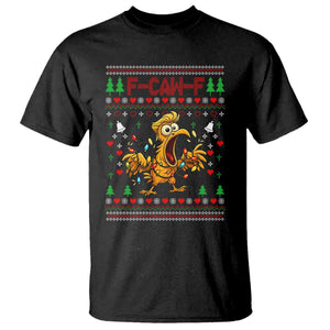 Funny Trump Chicken F Caw F Christmas T Shirt - Print Your Wear