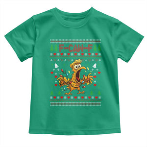 Funny Trump Chicken F Caw F Christmas Toddler T Shirt TS14 Irish Green Print Your Wear