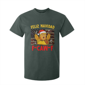 Funny Taco Trump F-Caw-F Christmas T Shirt For Kid Feliz Navidad - Print Your Wear