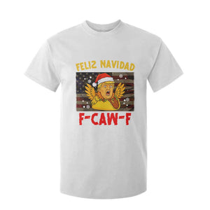Funny Taco Trump F-Caw-F Christmas T Shirt For Kid Feliz Navidad - Print Your Wear