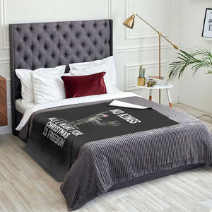 No Kings Throw Blanket All I Want For Christmas Is Freedom - Print Your Wear