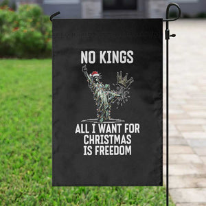 No Kings Garden Flag All I Want For Christmas Is Freedom - Print Your Wear