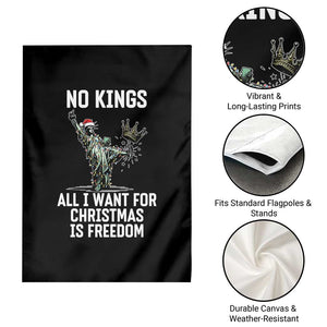 No Kings Garden Flag All I Want For Christmas Is Freedom - Print Your Wear