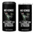 No Kings 4 in 1 Can Cooler Tumbler All I Want For Christmas Is Freedom - Print Your Wear