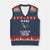 No Kings V-Neck Knit Sweater Vest All I Want For Xmas Is Freedom - Print Your Wear