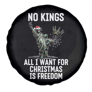 No Kings Spare Tire Cover All I Want For Christmas Is Freedom - Print Your Wear
