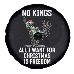 No Kings Spare Tire Cover All I Want For Christmas Is Freedom - Print Your Wear