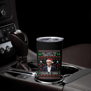 Charlie Kirk Christmas Tumbler Cup Freedom Memorial Patriotic Christian Xmas - Print Your Wear