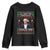 Charlie Kirk Christmas Youth Sweatshirt Freedom Memorial Patriotic Christian Xmas - Print Your Wear