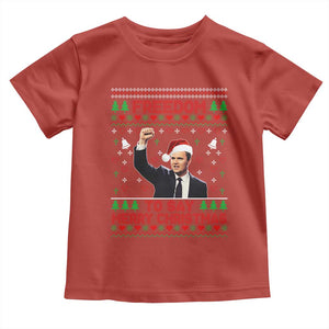 Charlie Kirk Christmas Toddler T Shirt Freedom To Say Merry Christmas TS14 Red Print Your Wear