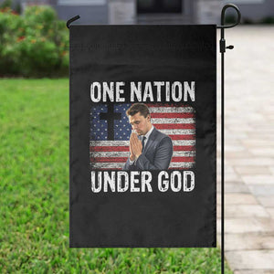 Charlie Kirk Christian Garden Flag One Nation Under God Patriotic Faith TS14 Print Your Wear