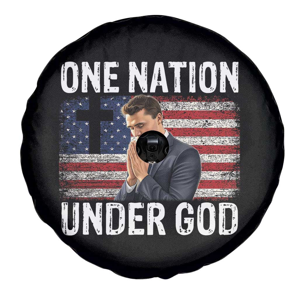 Charlie Kirk Christian Spare Tire Cover One Nation Under God Patriotic Faith TS14 Print Your Wear